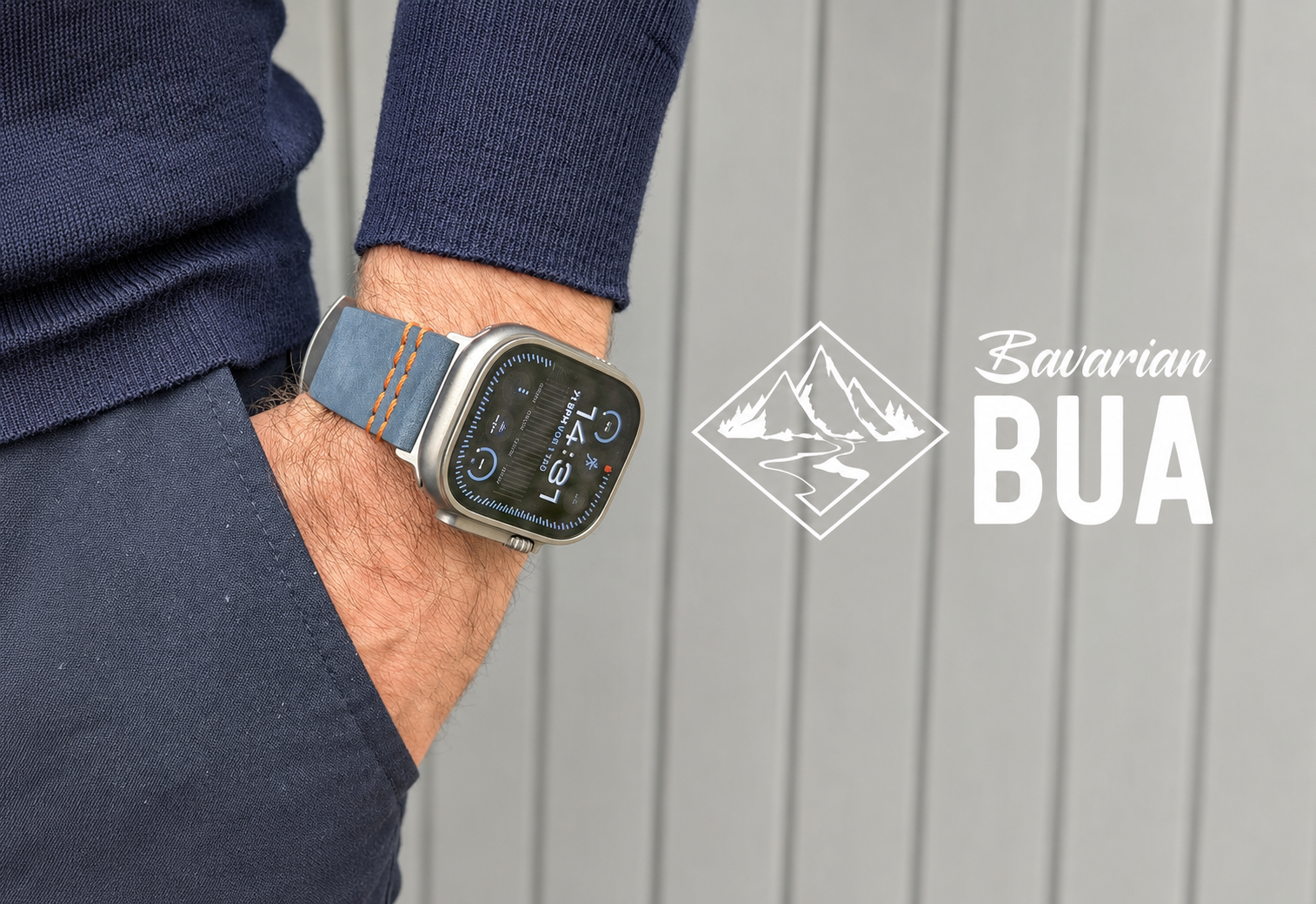 Wasserfestes Lederarmband für die Apple Watch – echtes Leder für Sport, Alltag und Wasser