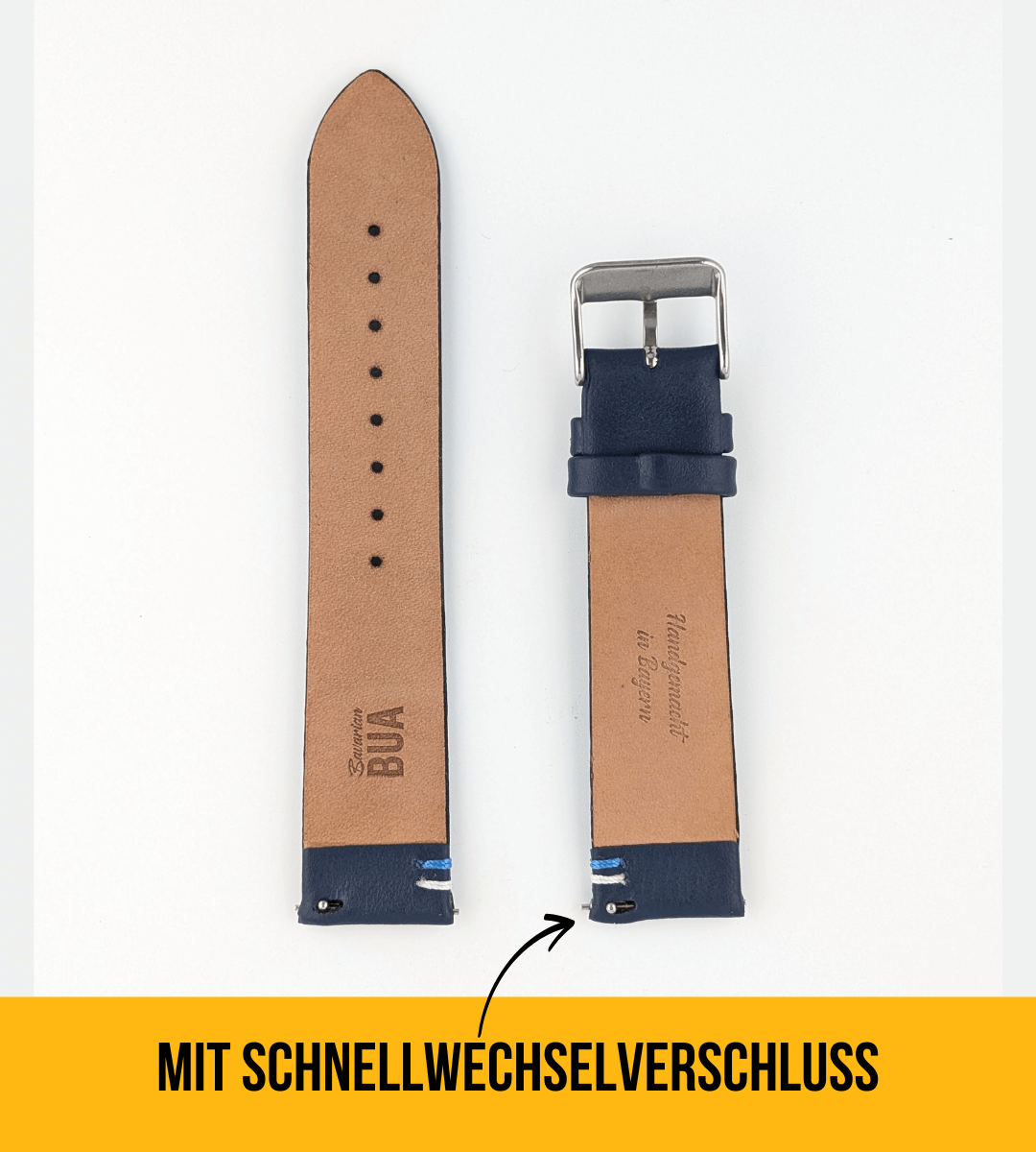 Armband für die Samsung Galaxy Watch aus Kalbleder | Hellbraun