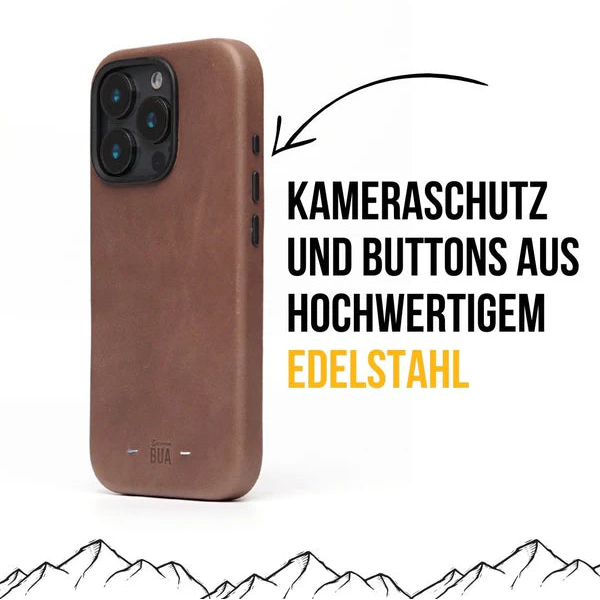 Leder Hülle für iPhone 16 mit MagSafe