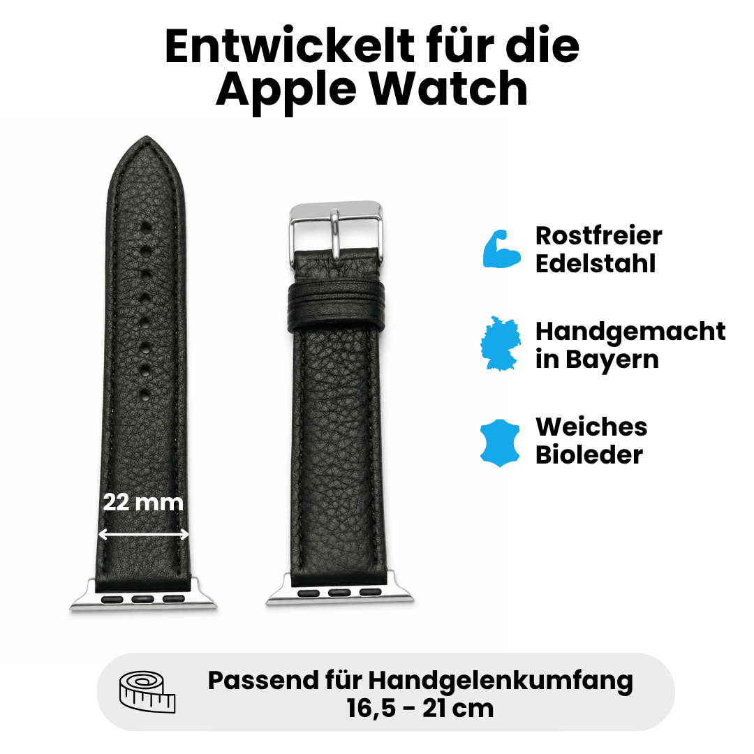 Biolederband für die Apple Watch