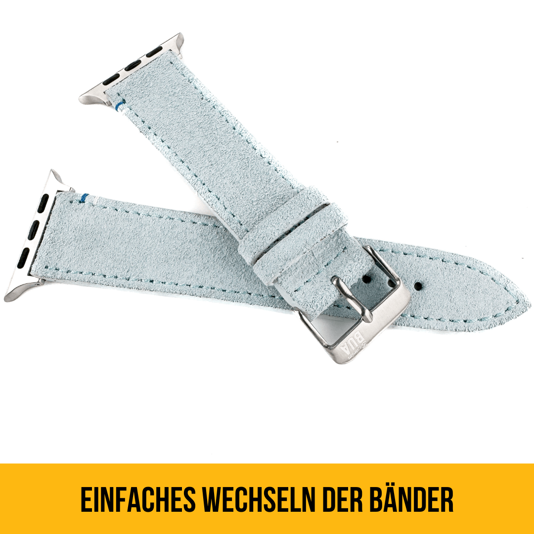 Damen Armband für die Apple Watch aus Wildleder