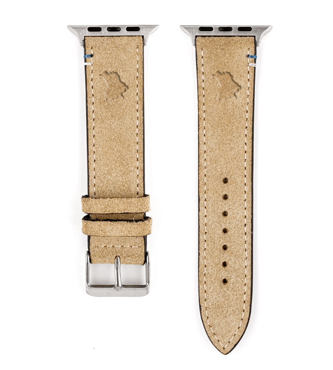 Armband für die Apple Watch aus Wildleder | Beige Bayern