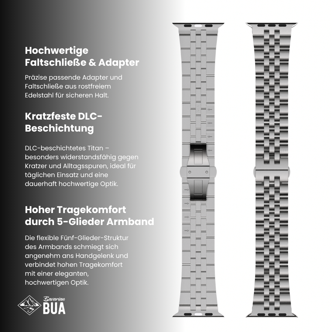 Titan Gliederarmband für Apple Watch Ultra