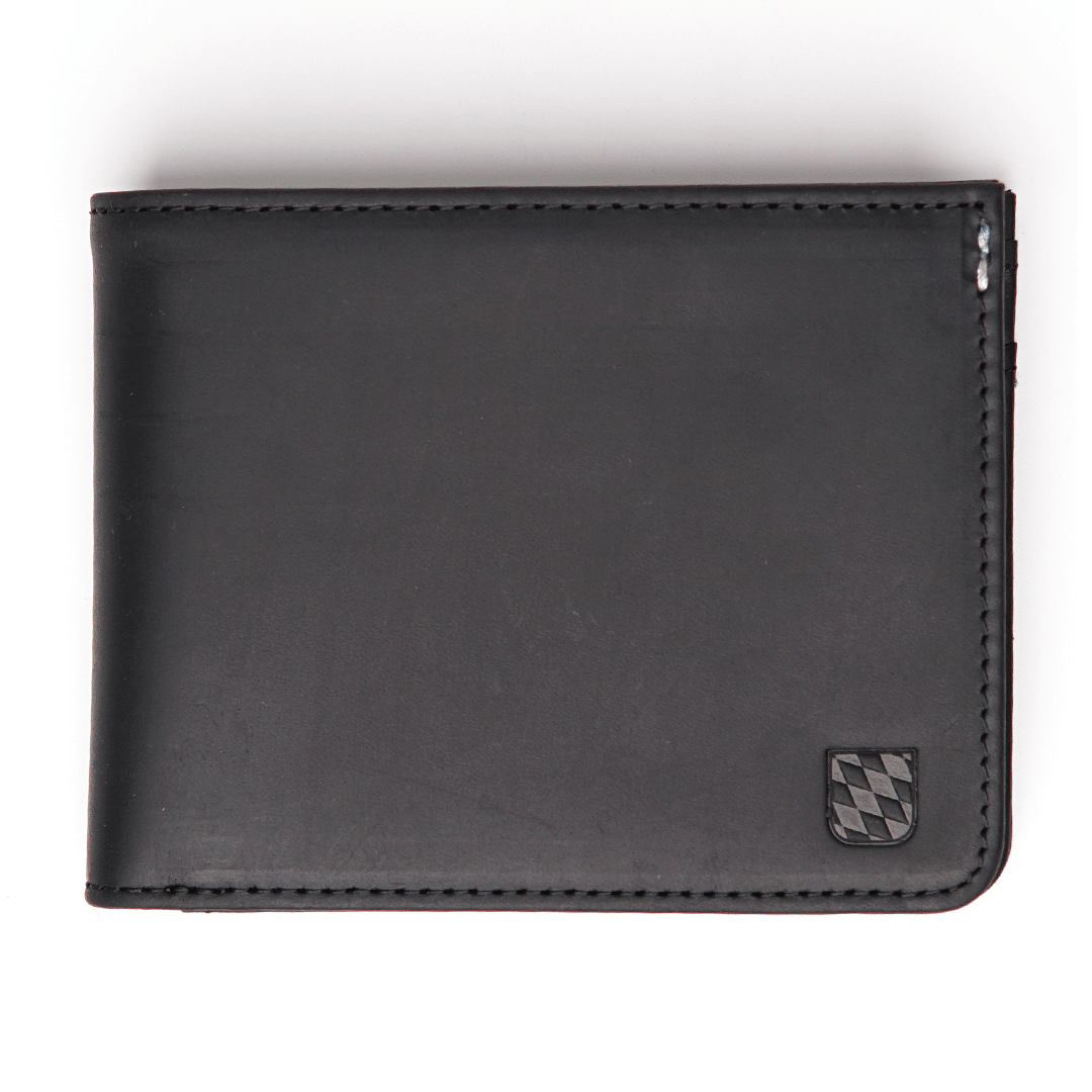 Geldbeutel aus Echtleder mit Münzfach