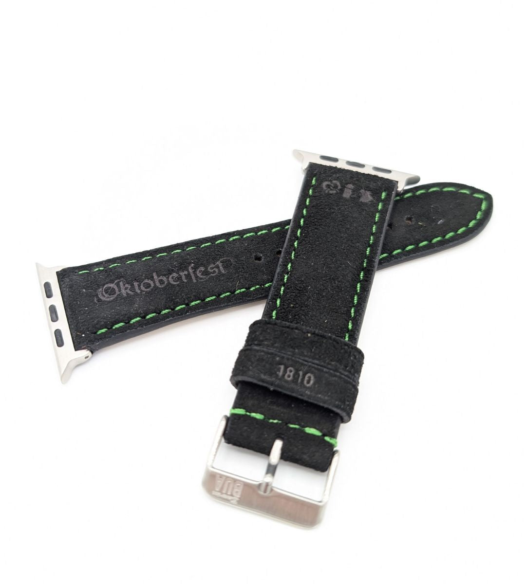 Oktoberfest™️ Lederhosenbandl für deine Apple Watch, schwarz