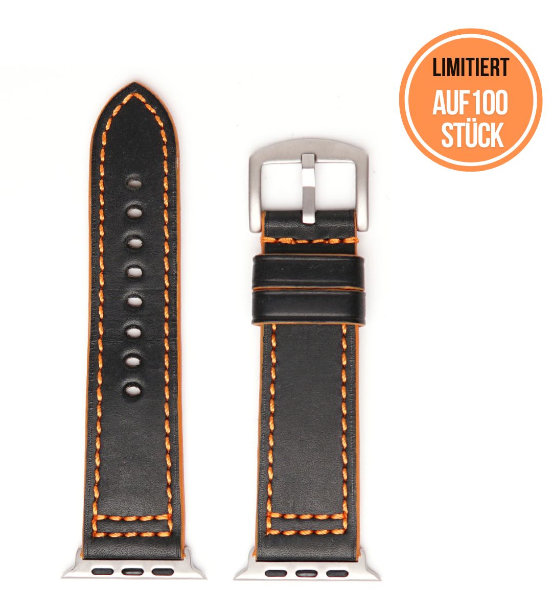Limited Edition Schwarz Orange für die Apple Watch Ultra 1+2
