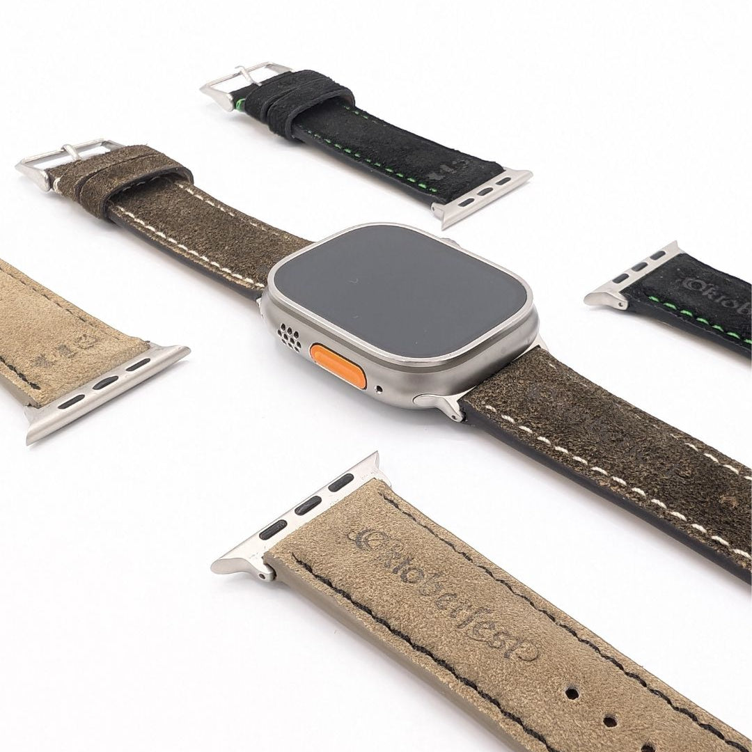 Oktoberfest™️ Lederhosenbandl für deine Apple Watch, schwarz