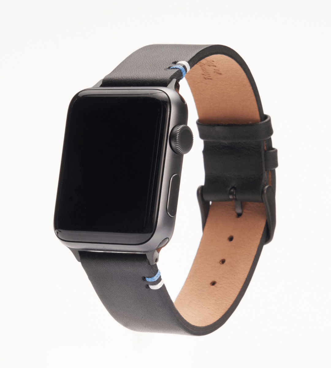 Apple Watch® Lederbandl | Schwarz
