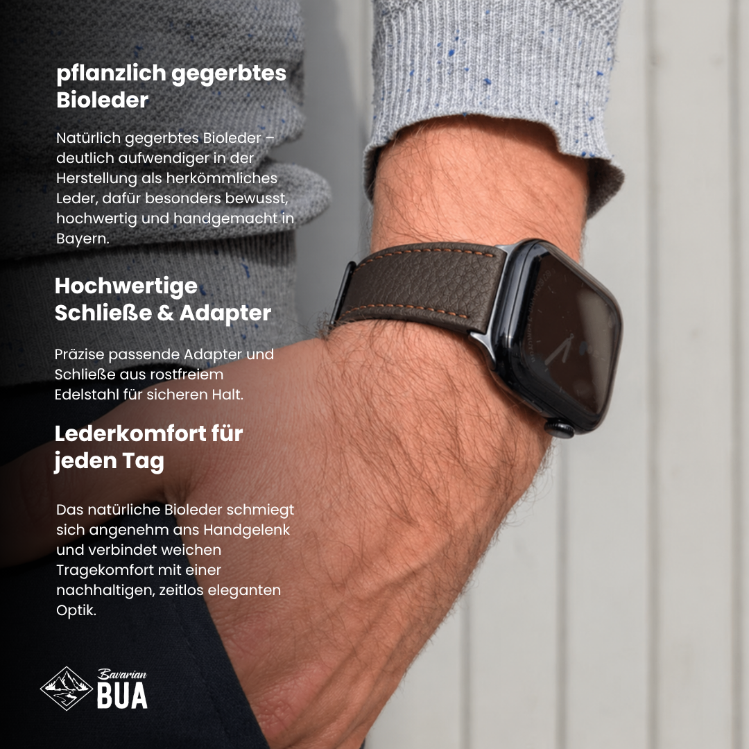 Biolederband für die Apple Watch