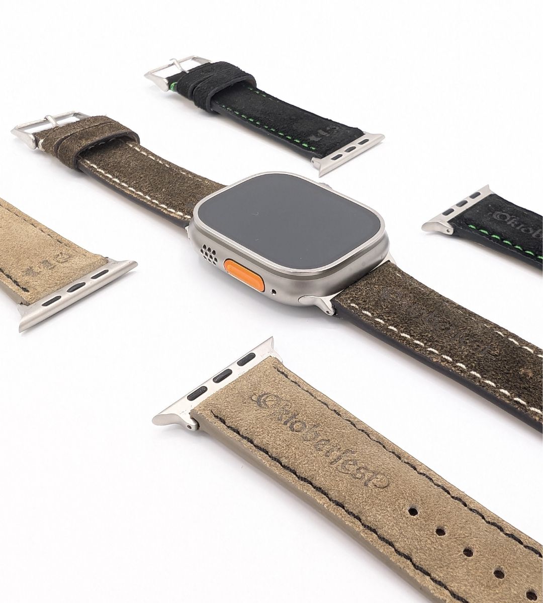 Oktoberfest™️ Lederhosenbandl für deine Apple Watch, beige