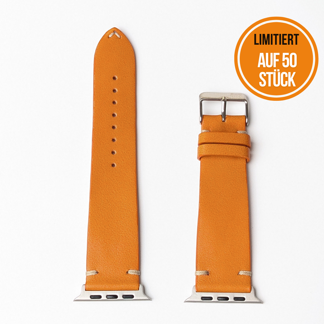 Limitiertes Wasserfestes Heinen Leder Armband für Apple Watch Ultra