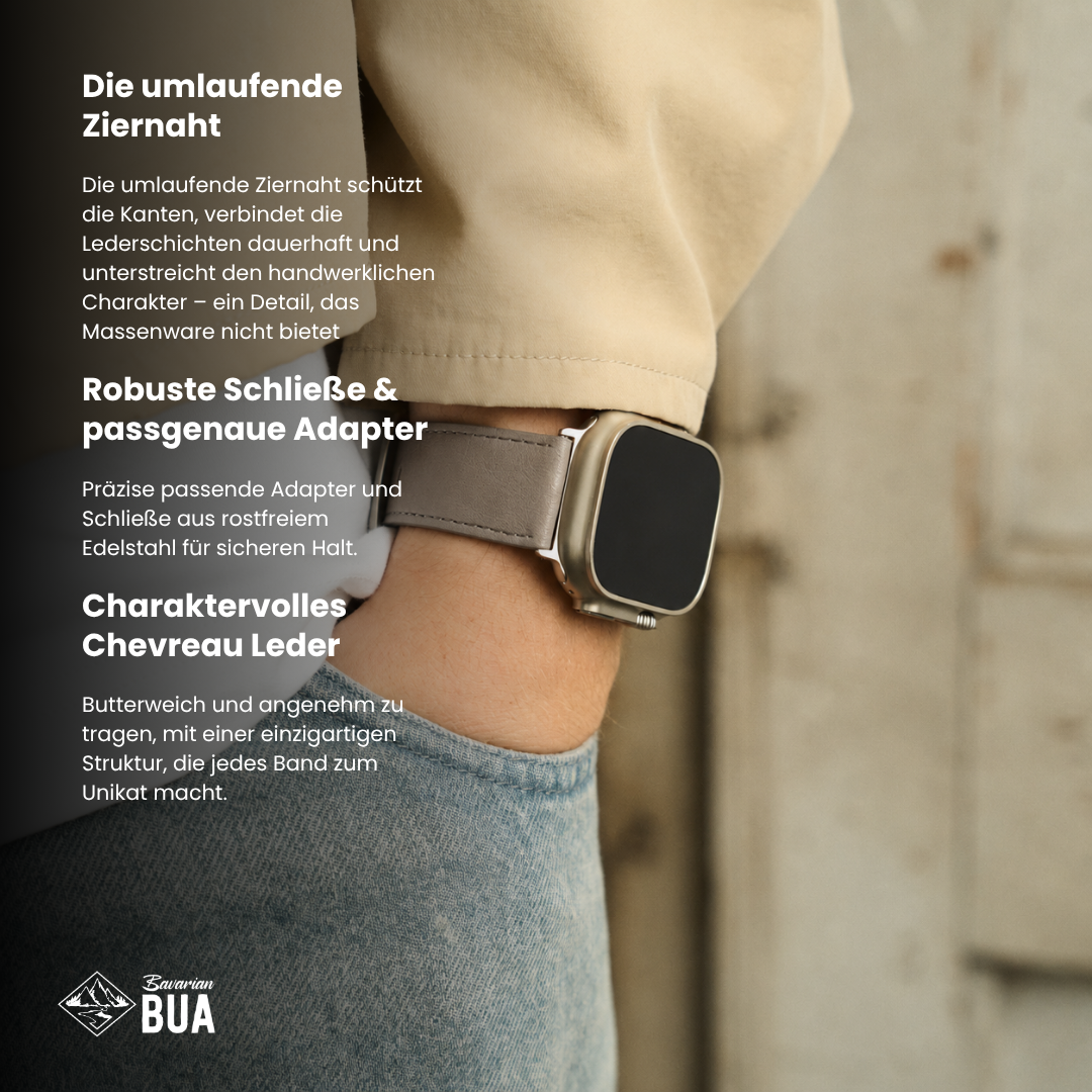 Vintage Lederband für die Apple Watch