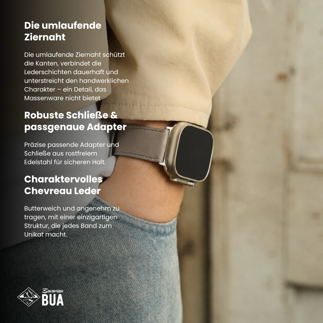 Vintage Lederband für die Apple Watch
