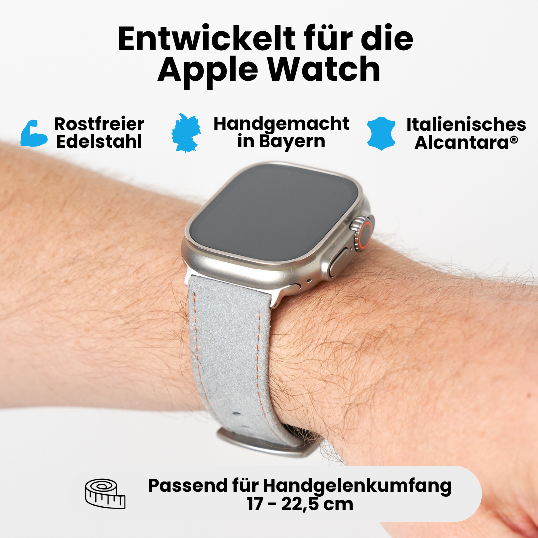 Alcantara Band für die Apple Watch Ultra