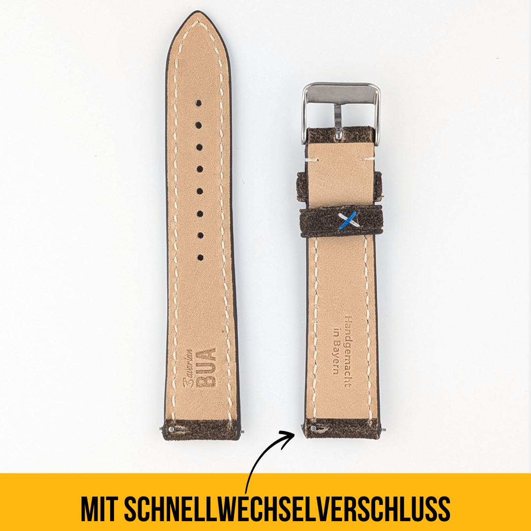 Armband für die Samsung Galaxy Watch aus Lederhosenleder