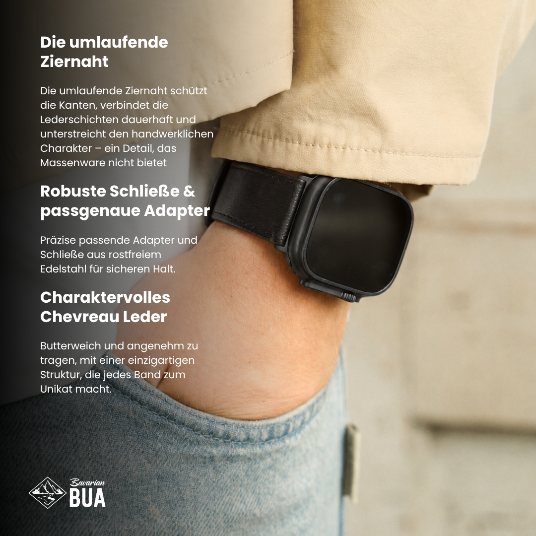 Vintage Lederband für die Apple Watch