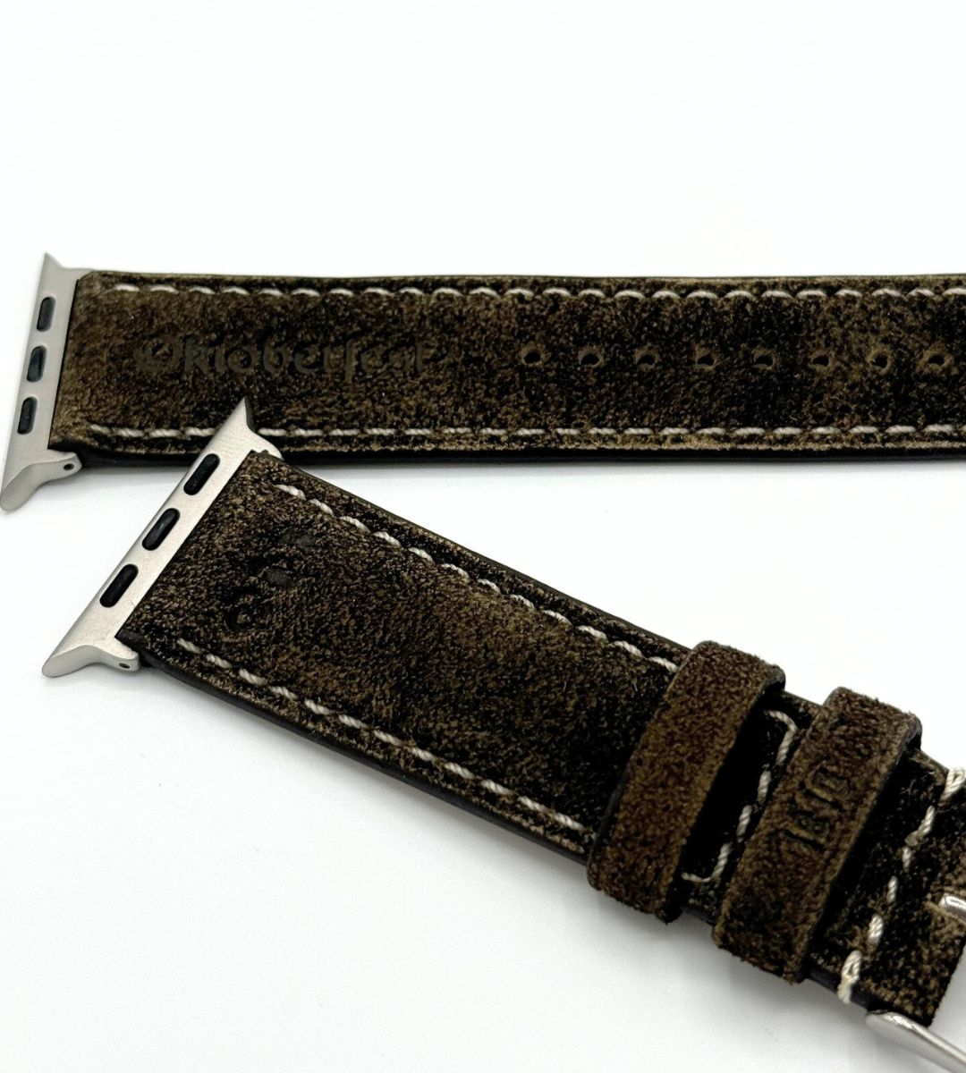 Oktoberfest™️ Lederhosenbandl für deine Apple Watch, braun