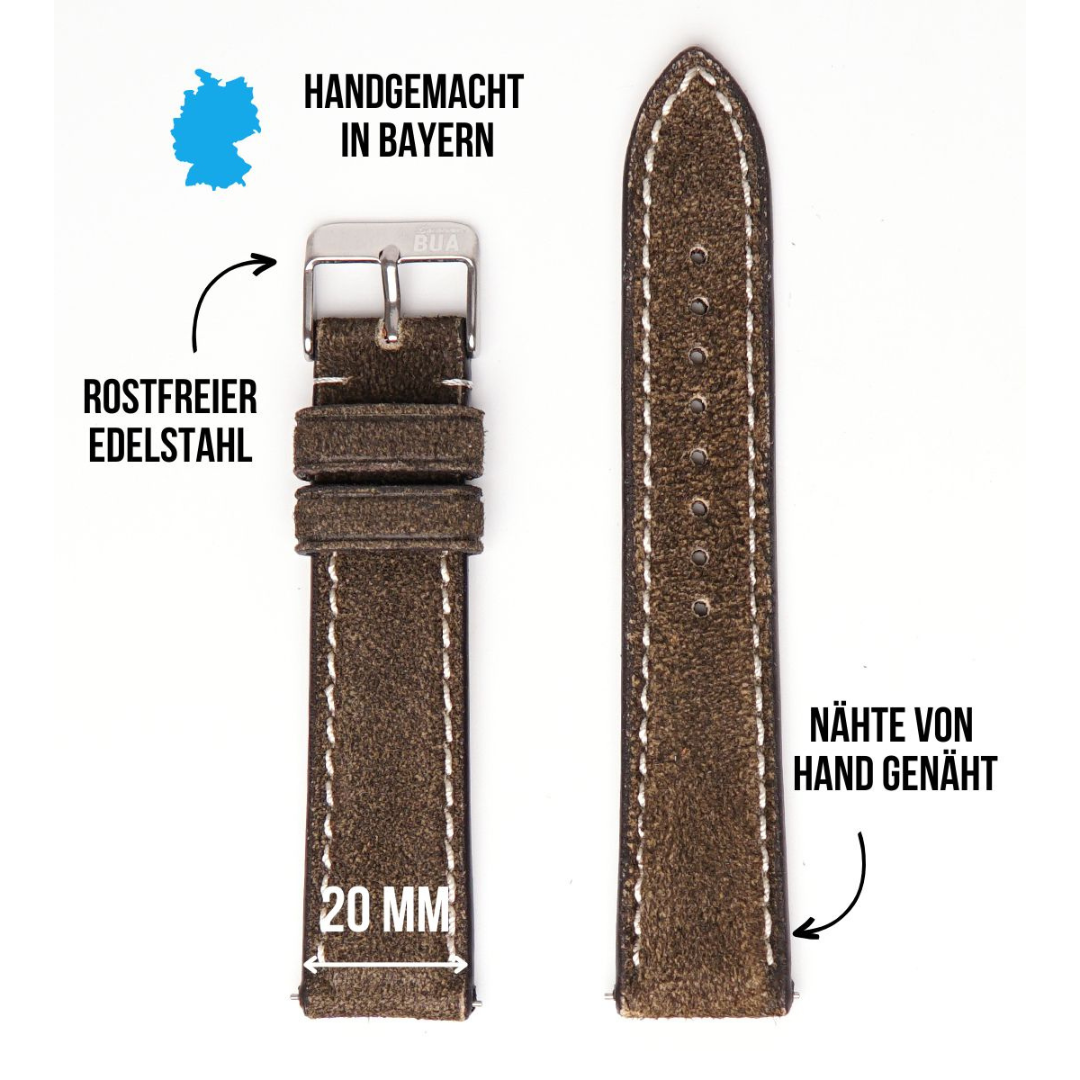 Armband für die Samsung Galaxy Watch aus Lederhosenleder