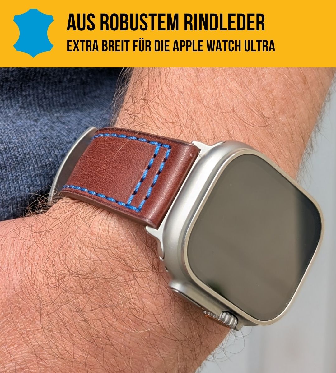 Limited Edition Braun Blau für die Apple Watch Ultra