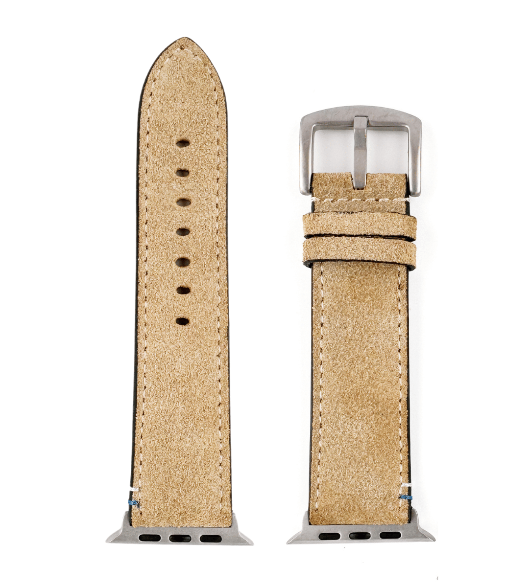 Armband für die Apple Watch Ultra aus Wildleder | Beige