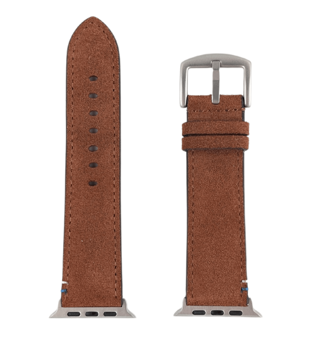 Armband für die Apple Watch Ultra aus Wildleder | Mittelbraun