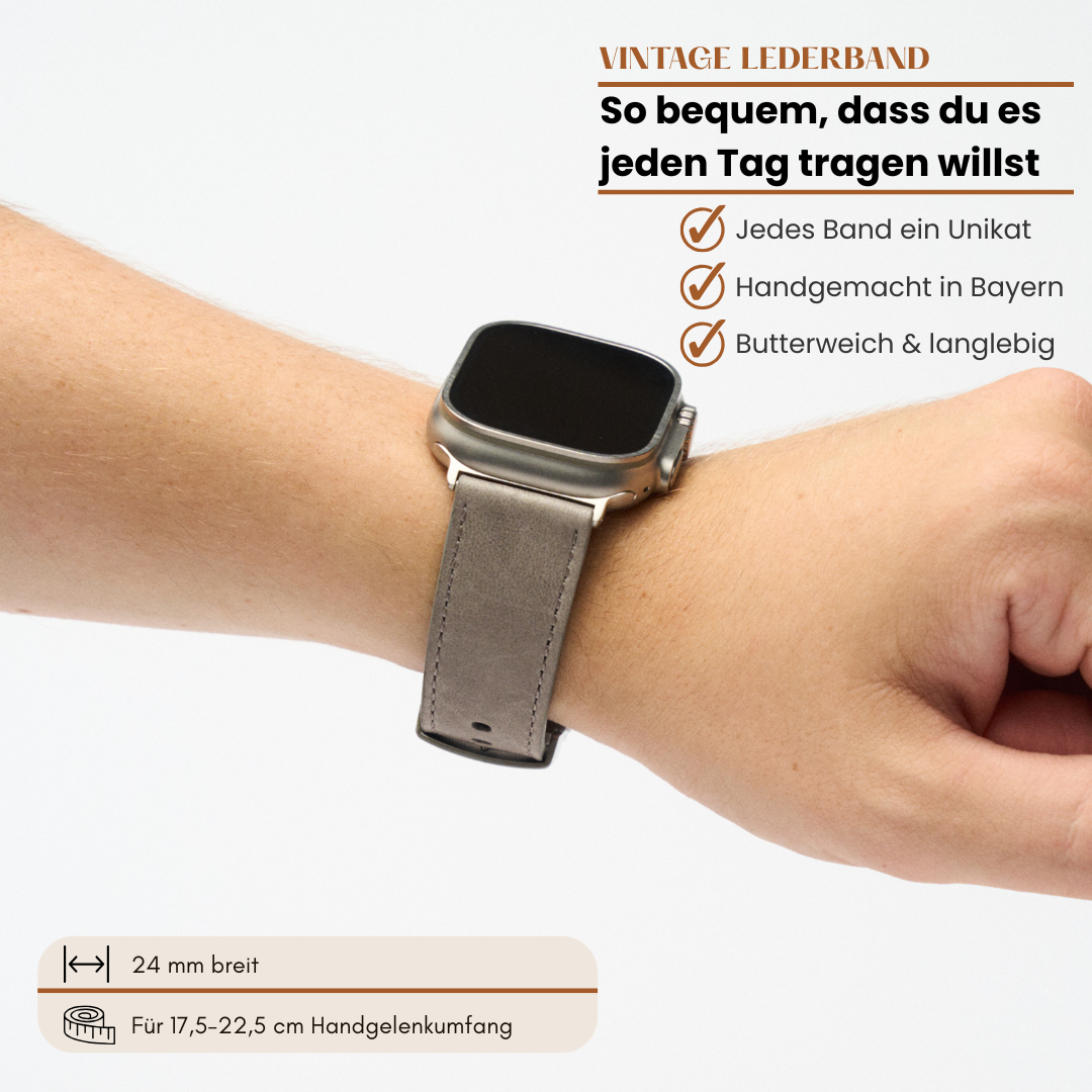 Vintage Lederband für die Apple Watch