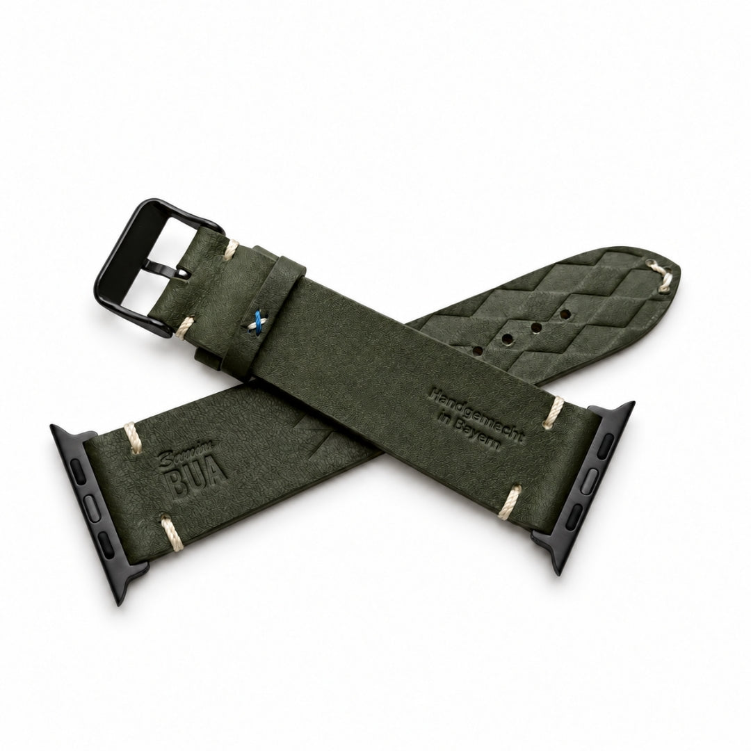 Limitiertes Wasserfestes Heinen Leder Armband für Apple Watch