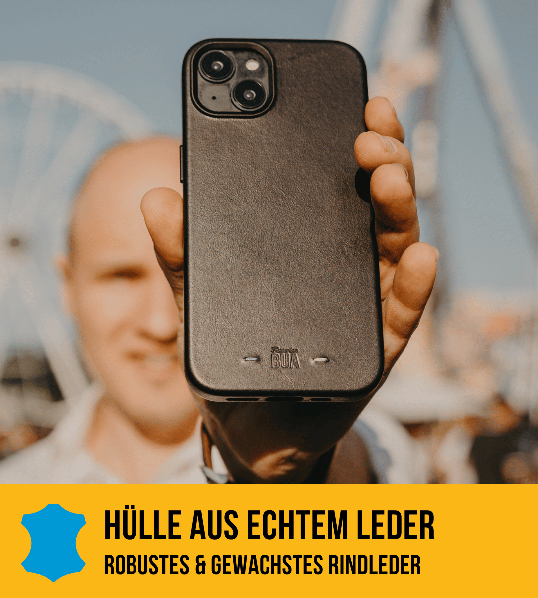 Set iPhone Hülle mit MagSafe Wallet | Schwarz