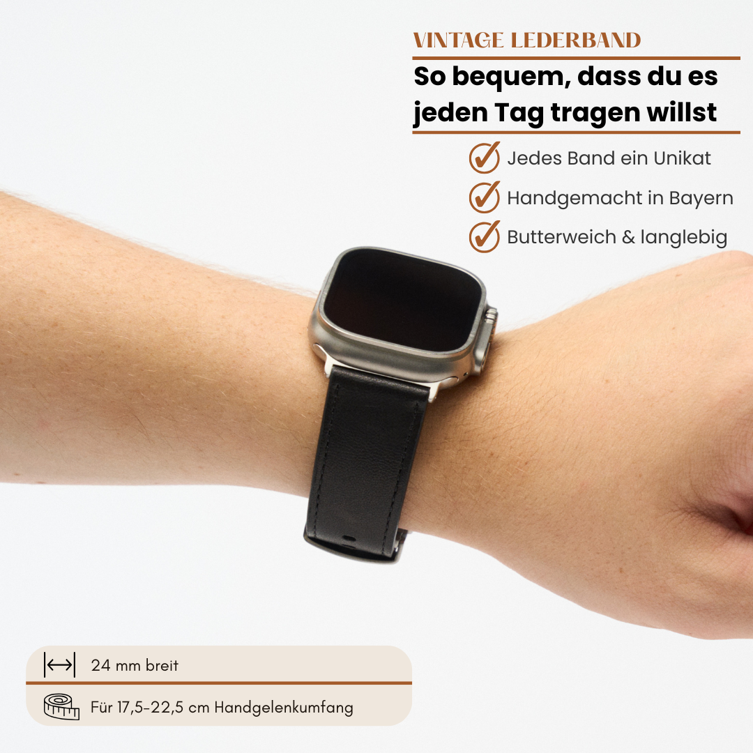 Vintage Lederband für die Apple Watch