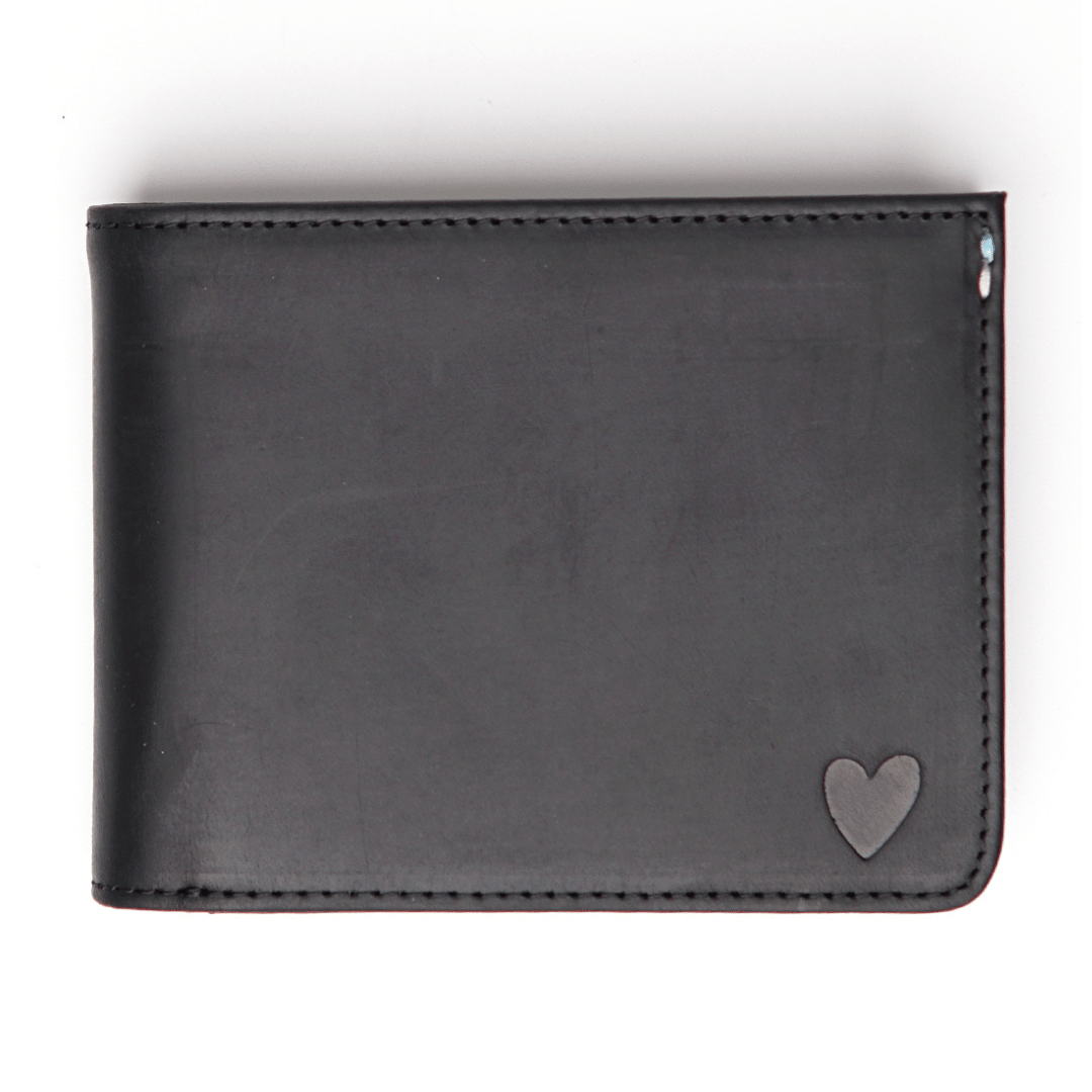 Geldbeutel aus Echtleder mit Münzfach