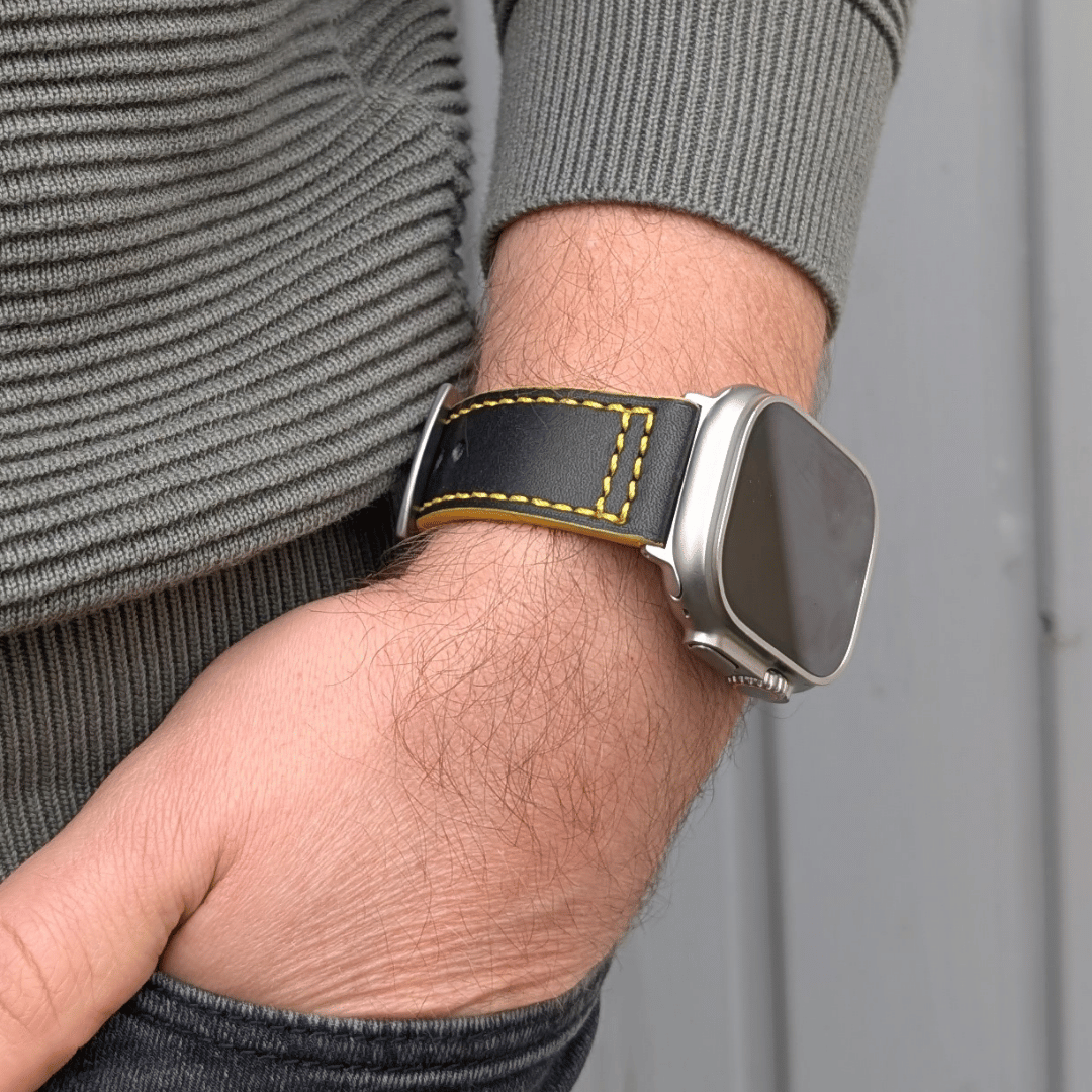 Limited Edition Schwarz Gelb für die Apple Watch Ultra 1-3