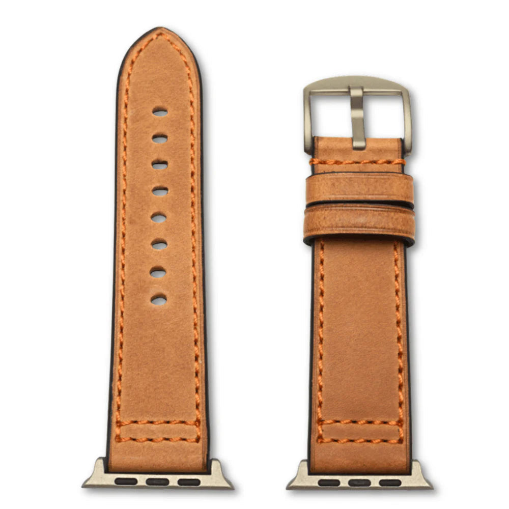 Robustes Armband für die Apple Watch Ultra aus Echtleder