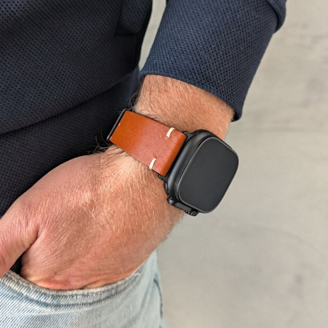 Limitiertes Wasserfestes Heinen Leder Armband für Apple Watch