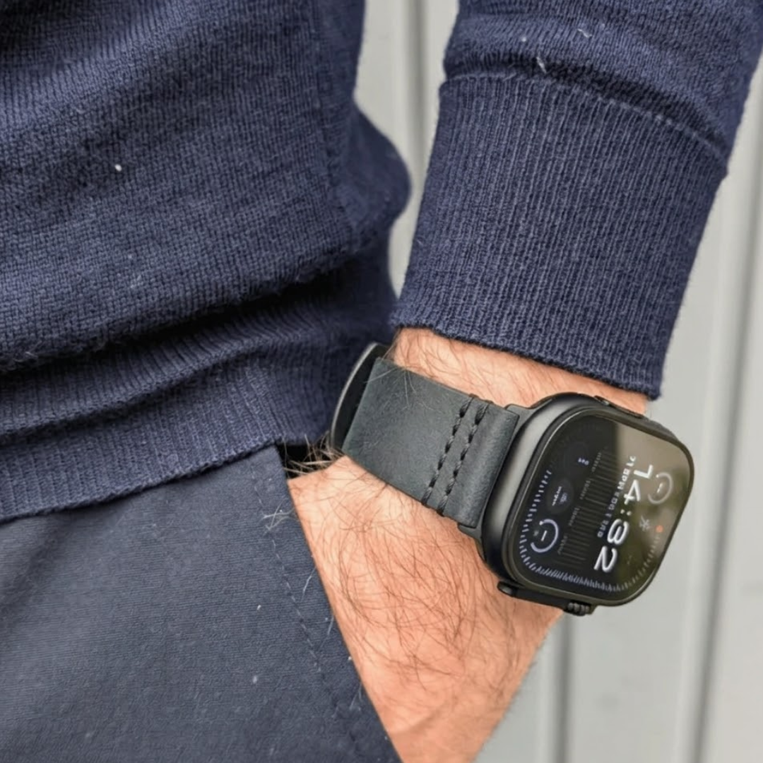 Wasserfestes Lederarmband für Apple Watch Ultra