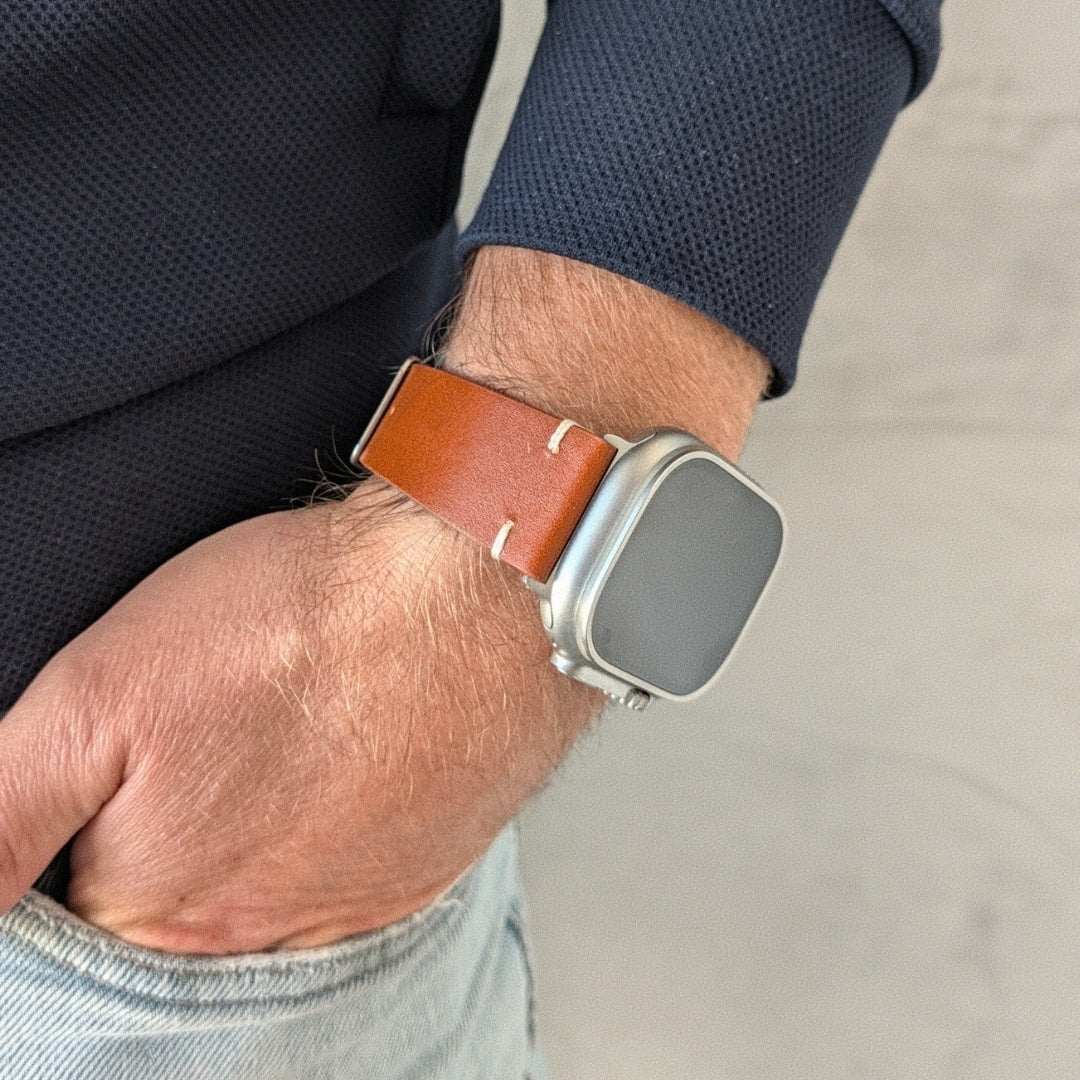 Limitiertes Wasserfestes Heinen Leder Armband für Apple Watch
