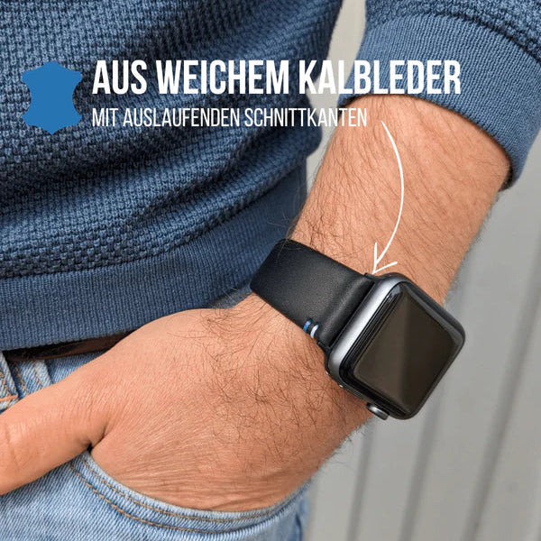 Armband für die Apple Watch aus Kalbleder
