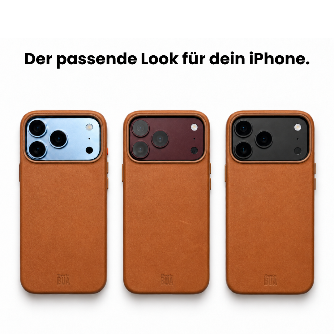 Leder Hülle für iPhone 18 mit MagSafe
