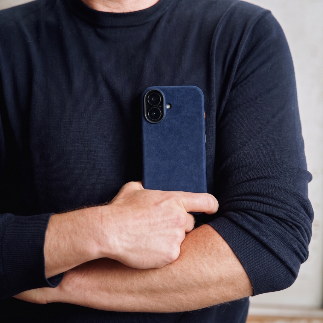 Alcantara Hülle für iPhone 17 mit MagSafe