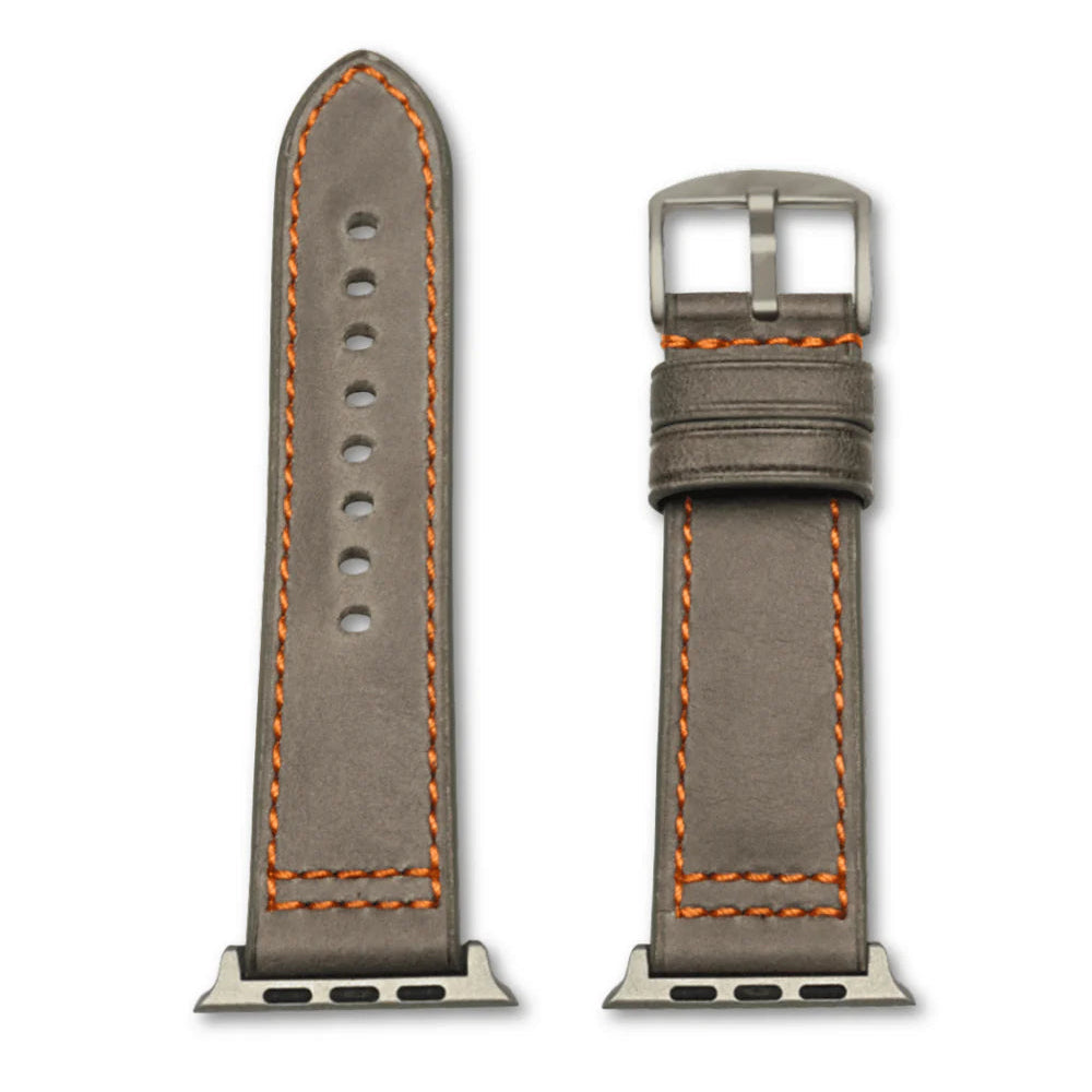 Robustes Armband für die Apple Watch Ultra aus Echtleder