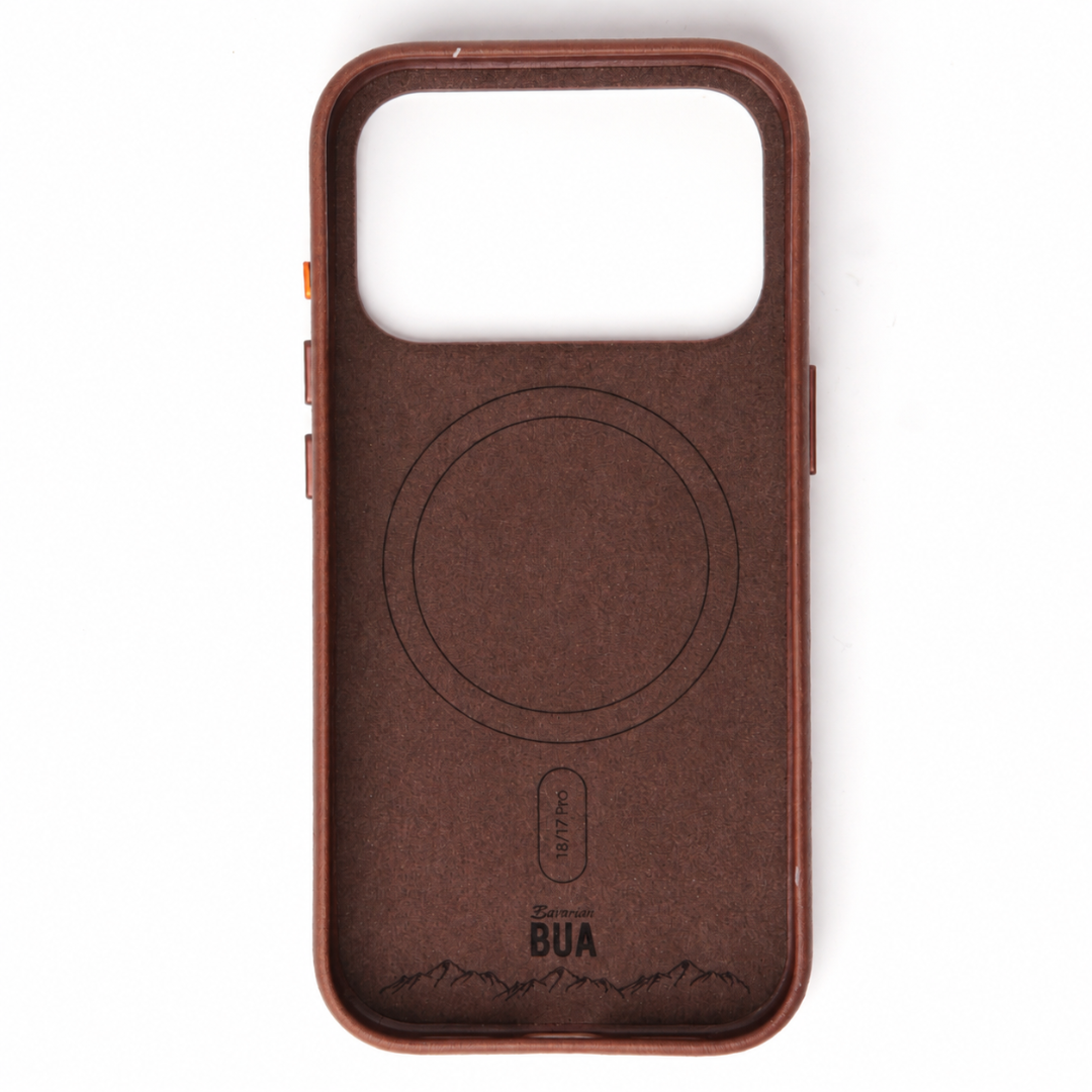 Leder Hülle für iPhone 18 mit MagSafe