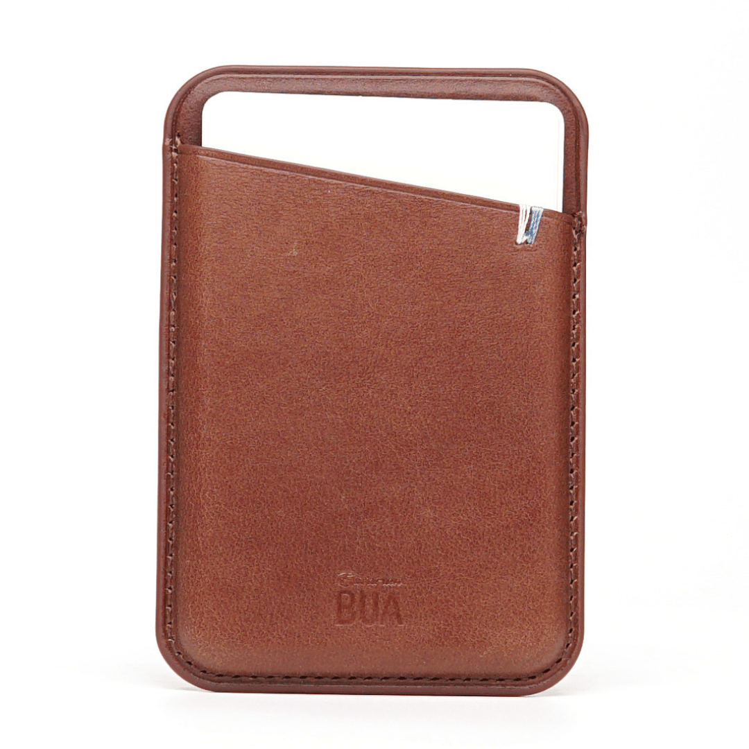 Leder Wallet für iPhone mit MagSafe | Braun