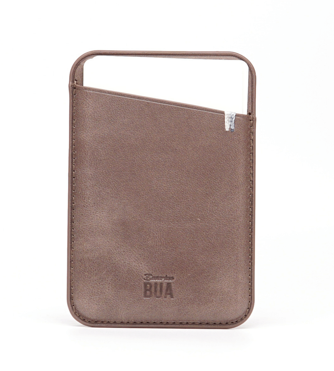 Leder Wallet für iPhone mit MagSafe | Braungrau