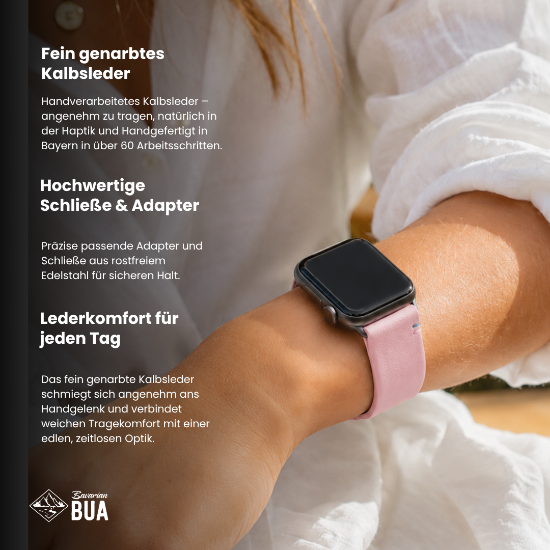 Damen Armband für die Apple Watch aus Kalbleder