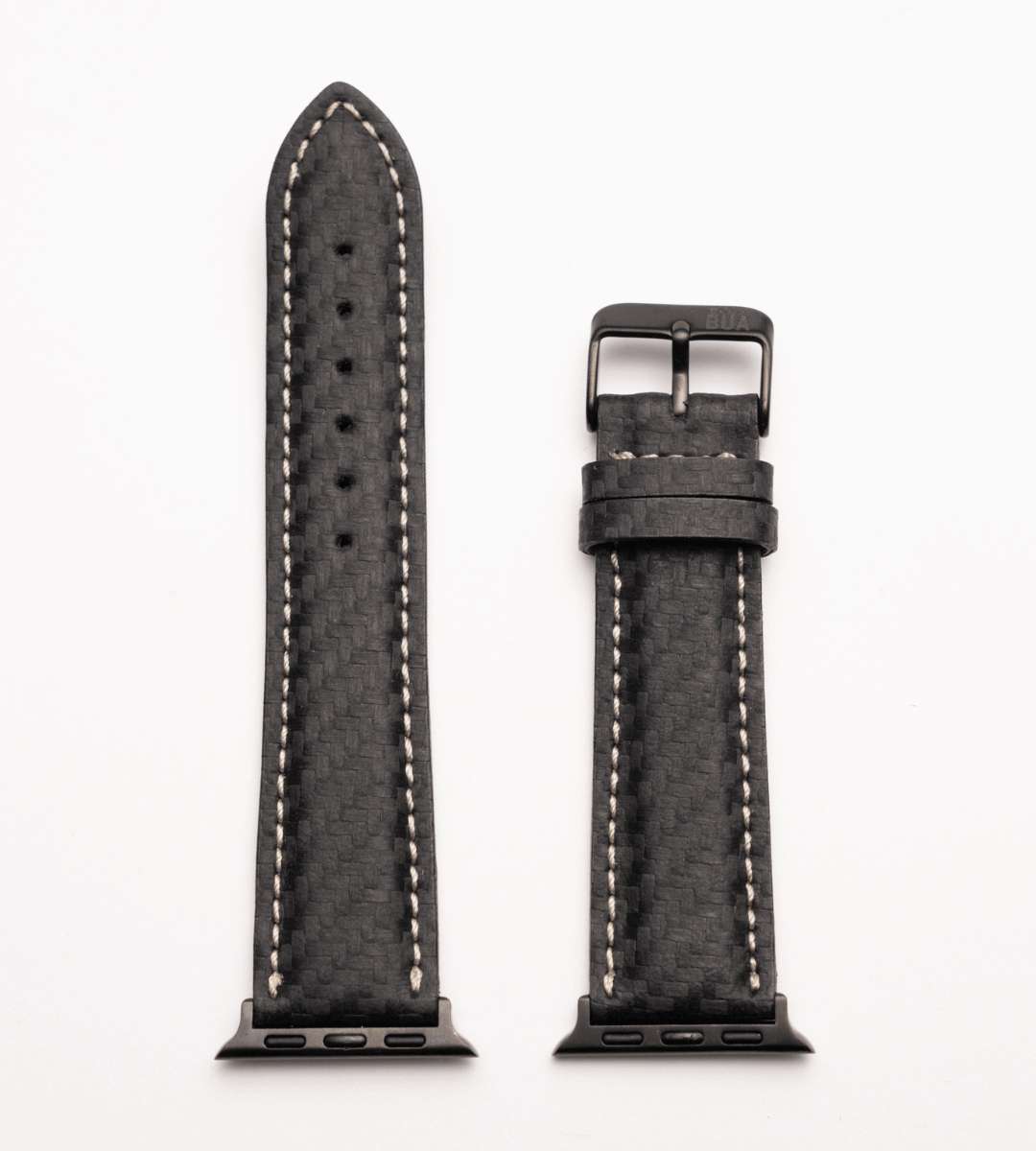 Armband für die Apple Watch aus Rindleder | Carbon