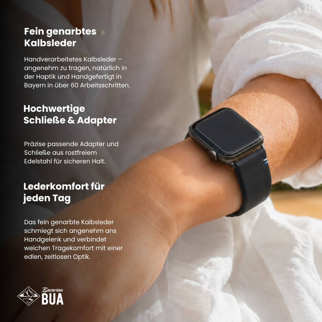 Damen Armband für die Apple Watch aus Kalbleder