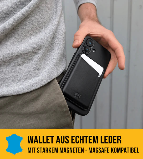 Leder Wallet für iPhone mit MagSafe