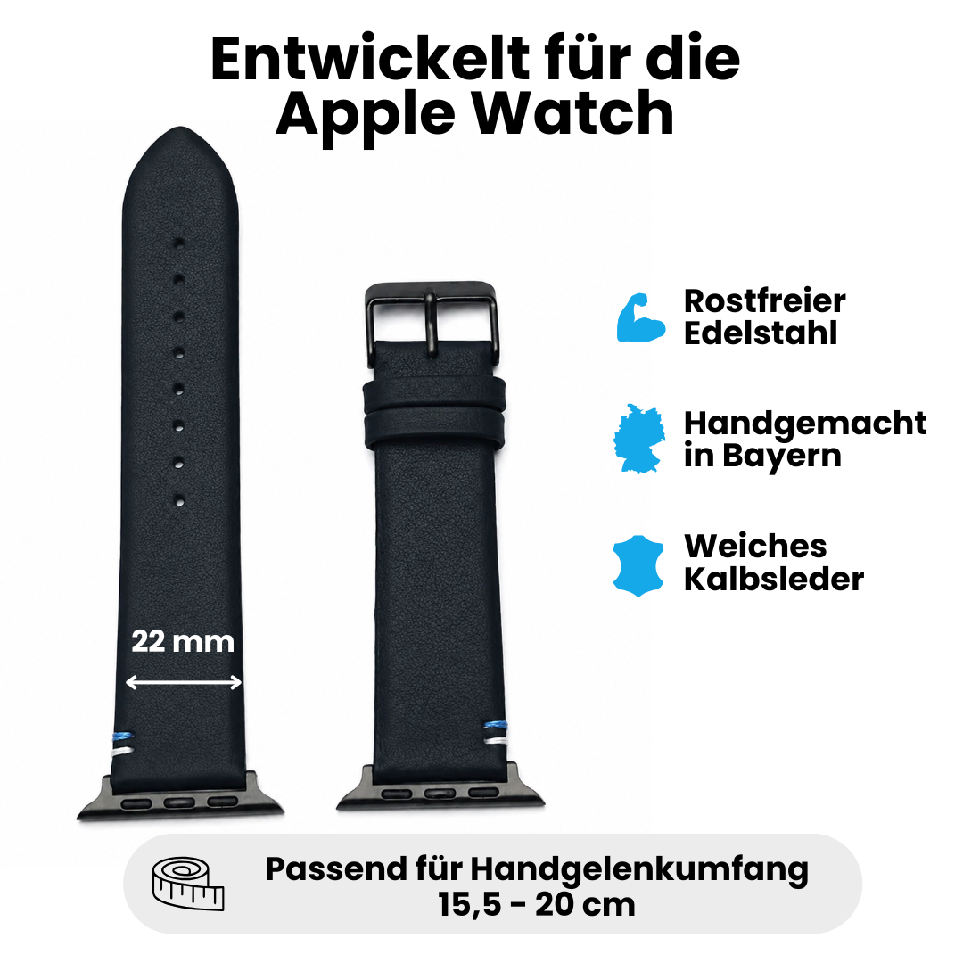 Damen Armband für die Apple Watch aus Kalbleder
