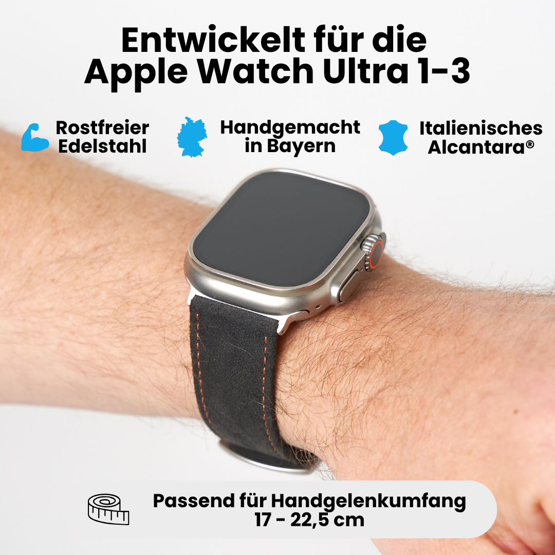 Alcantara Band für die Apple Watch Ultra