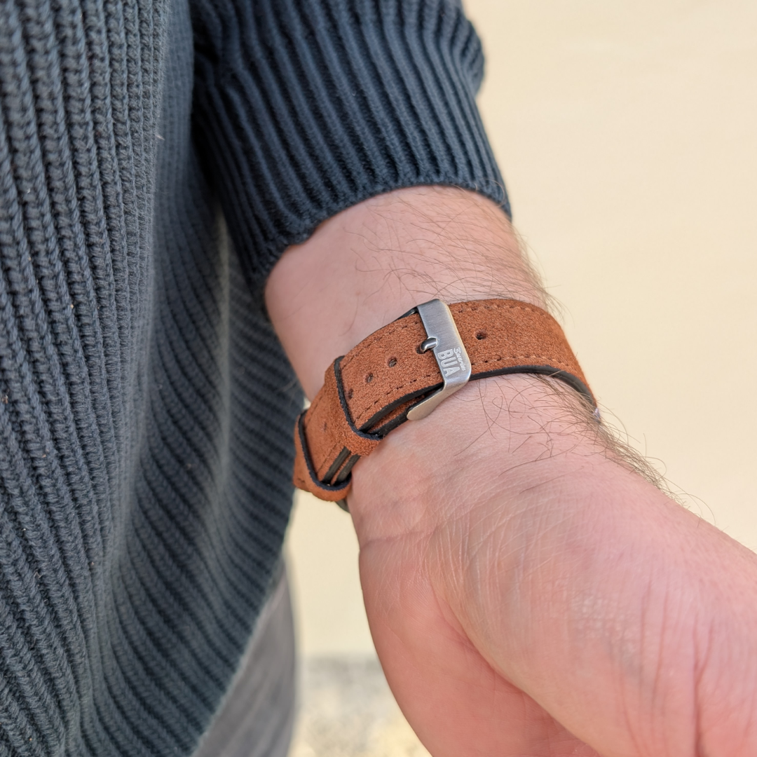 Armband für die Samsung Galaxy Watch aus Wildleder