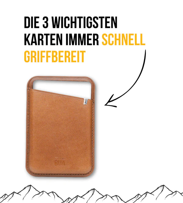 Leder Wallet für iPhone mit MagSafe